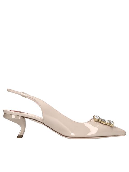 Décolleté slingback in vernice ROGER VIVIER | RVW63834500D1PC211BEIGE